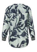 Zarte Baumwollbluse mit Allover-Print / 