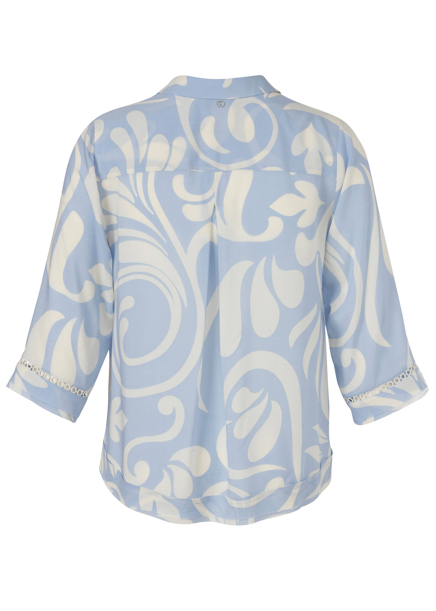 3/4-Arm Viskose Bluse / Tunika / 