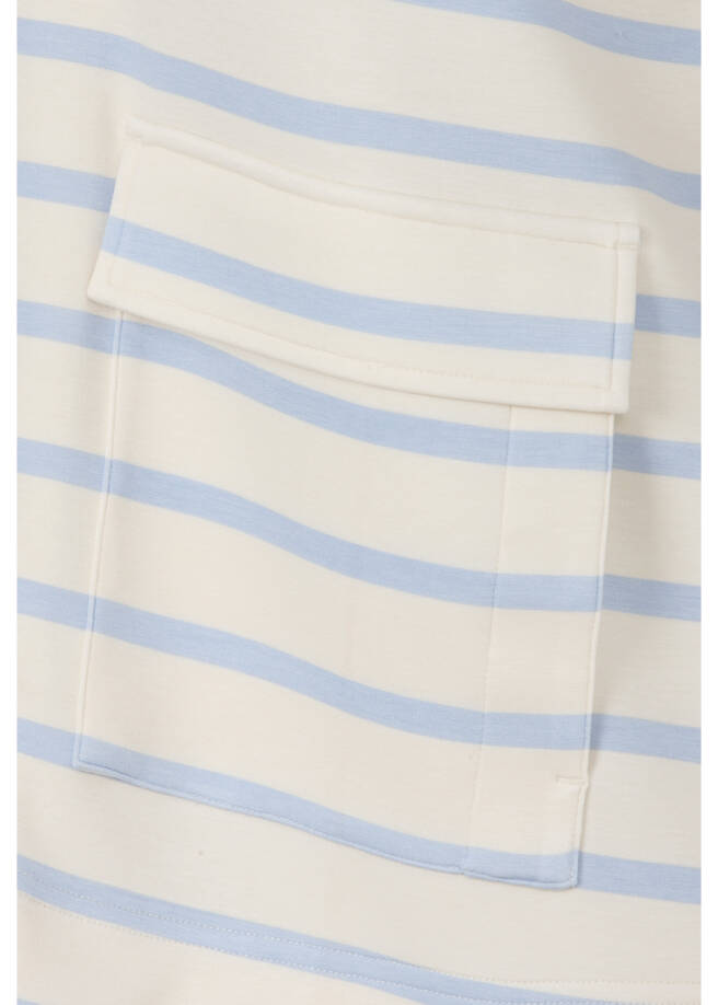 Kapuzen-Sweatjacke mit Zipper / 