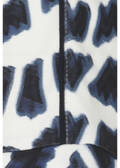 Edles Viskose-Jersey-Shirt mit Print und Gummizugsaum /
