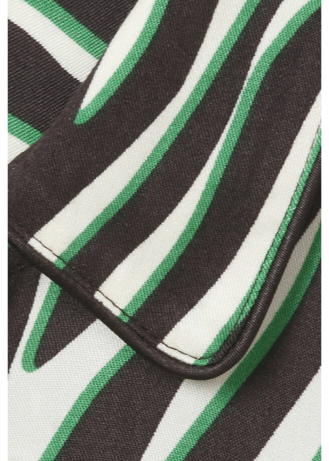 Fließende Hemdbluse mit modischem Retro-Print /