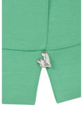 3/4-Arm Stehkragen-Sweatshirt mit Zipper / 