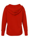 Chic & Casual Sweatshirt mit Kapuze in Rot /