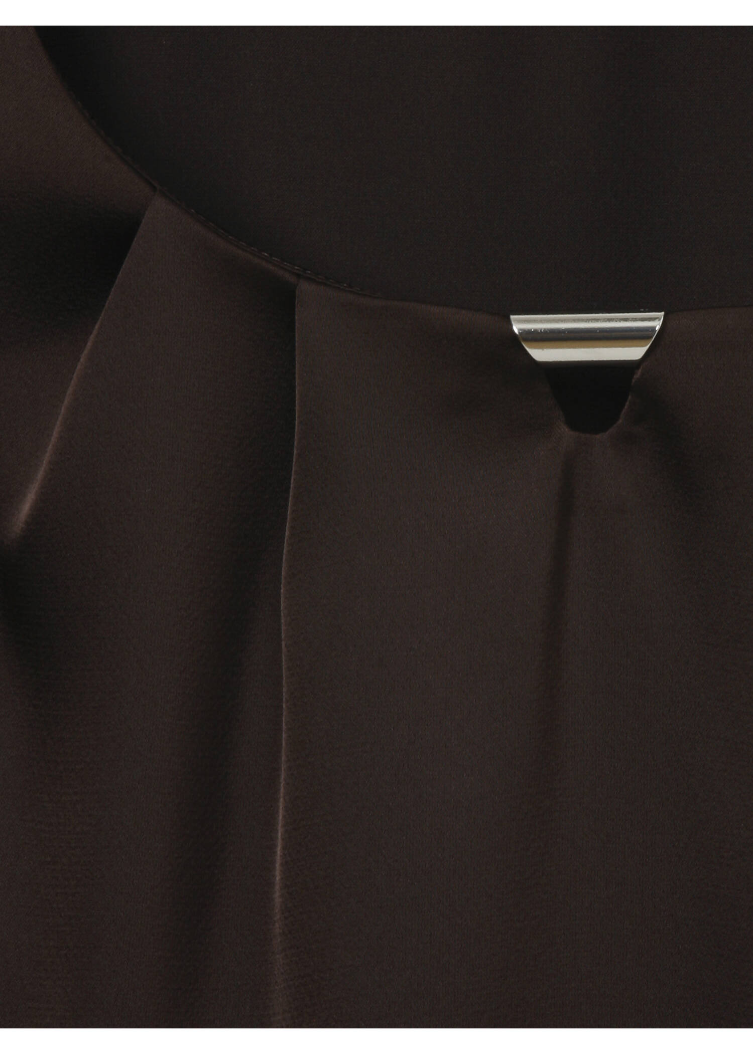 Elegante Halbarmbluse in Seiden-Optik /