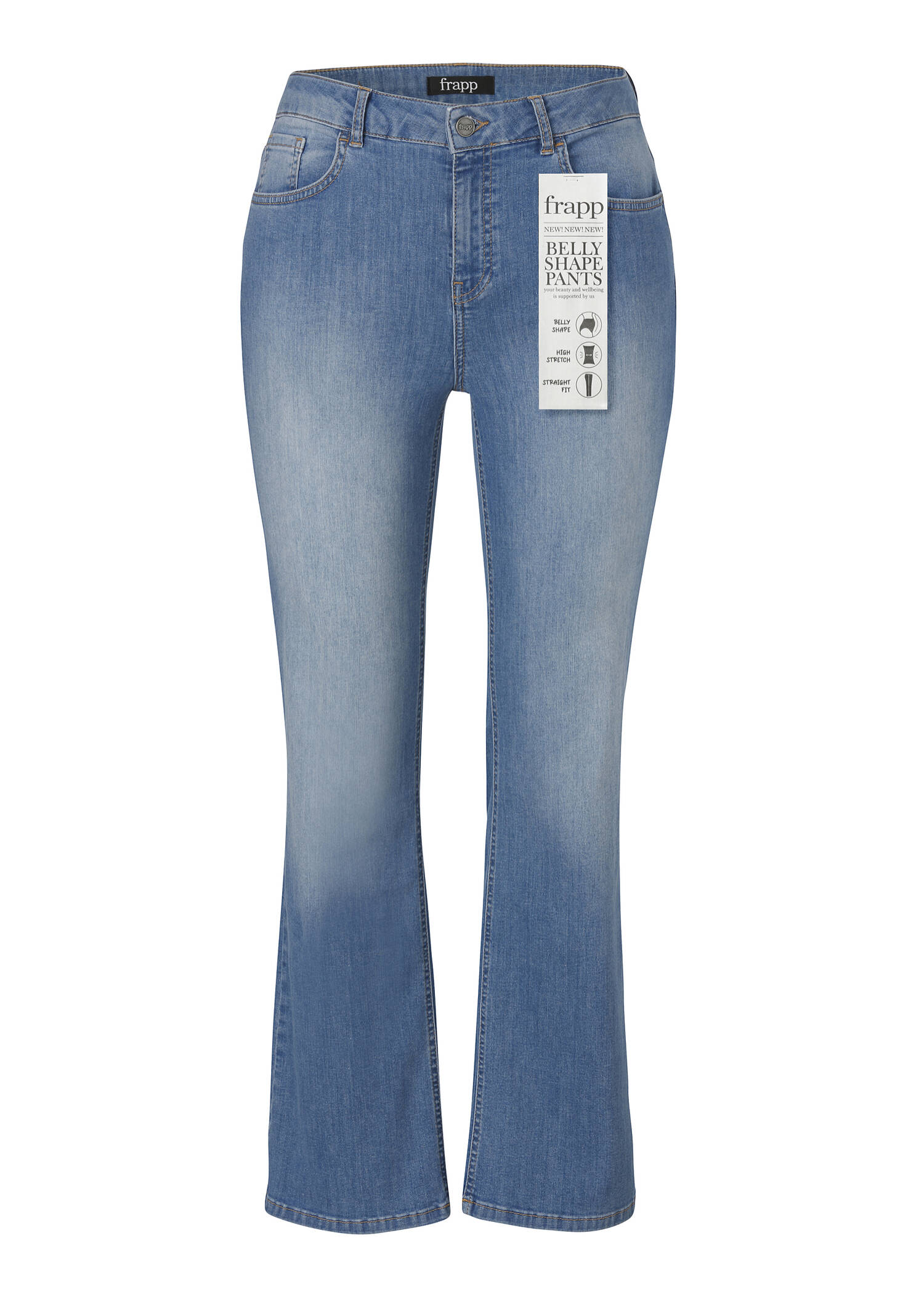 Innovative Belly Shape Jeans Mid Blue / 