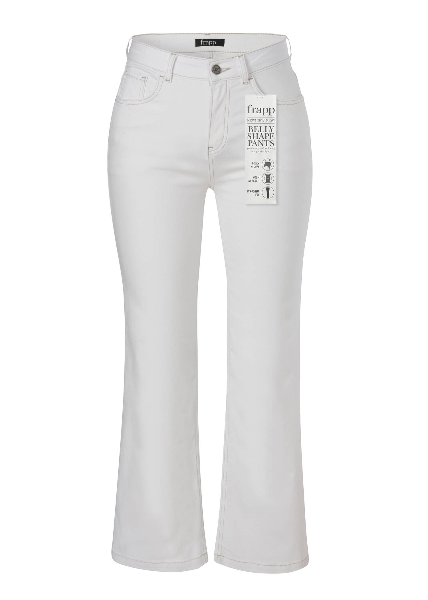 Innovative Belly Shape Jeans Light White / 